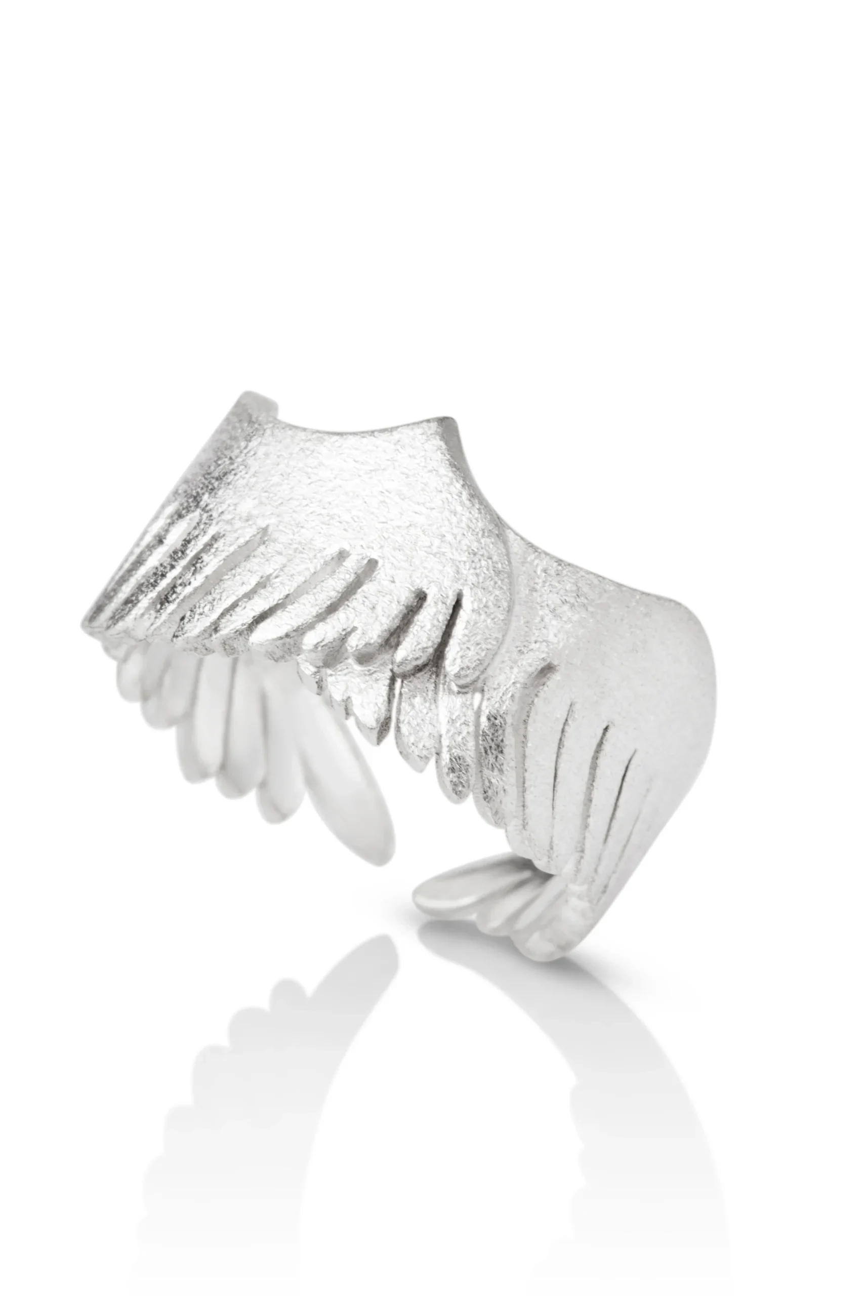 Handmade Jewellery | Angel wing silver ring main