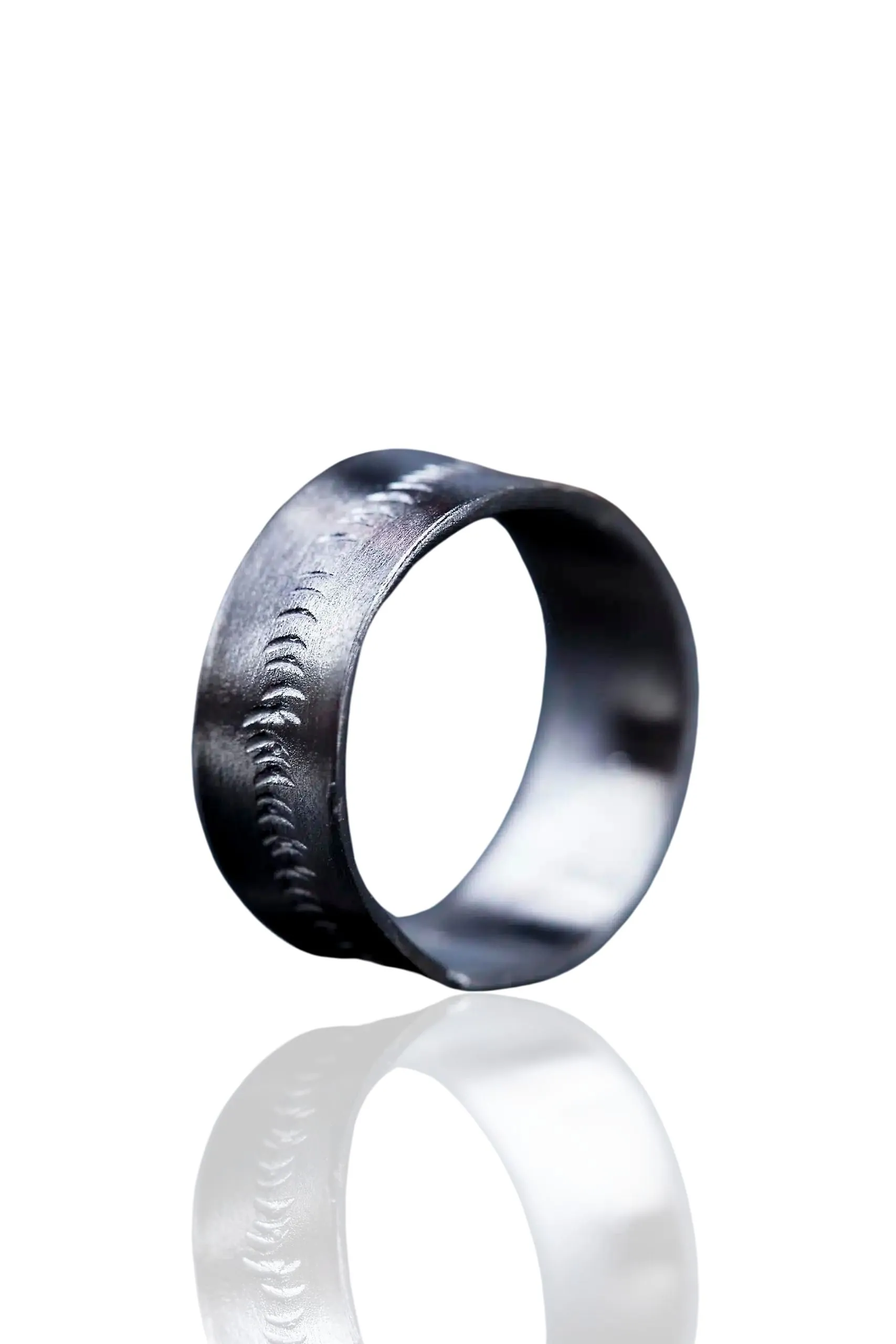 Handmade Jewellery | Silver ring black rhodium plated main