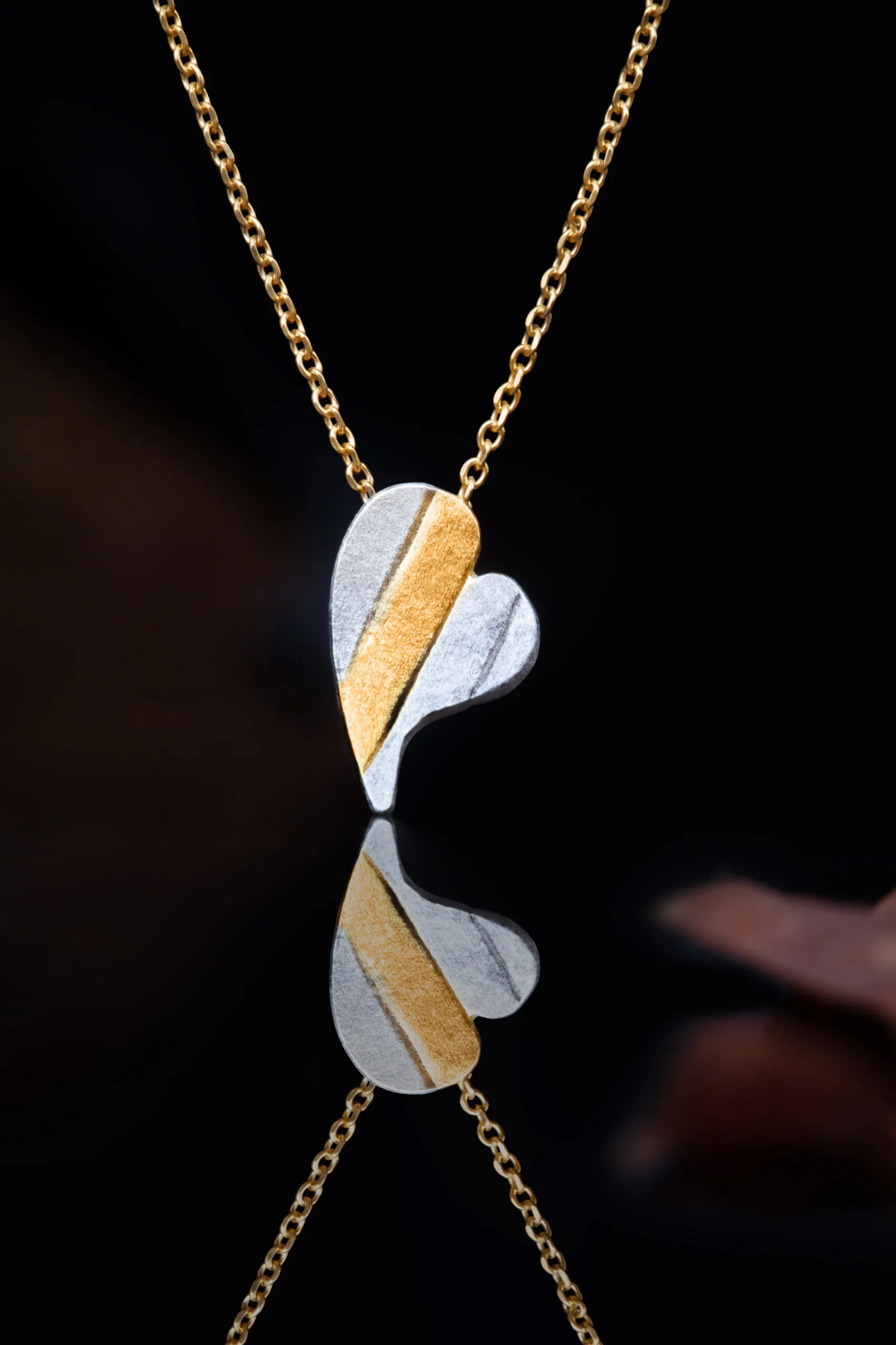 Handmade Jewellery | Handmade heart silver necklace gallery 2